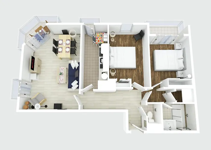 Lb Vacation I High Floor Sea View 2br With Balcony & Garage * Cannes