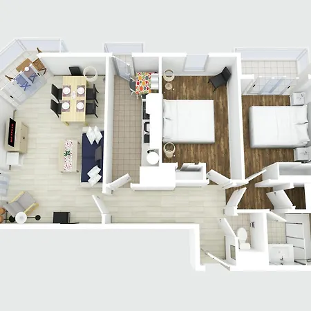 Lb Vacation I High Floor Sea View 2br With Balcony & Garage * Канны